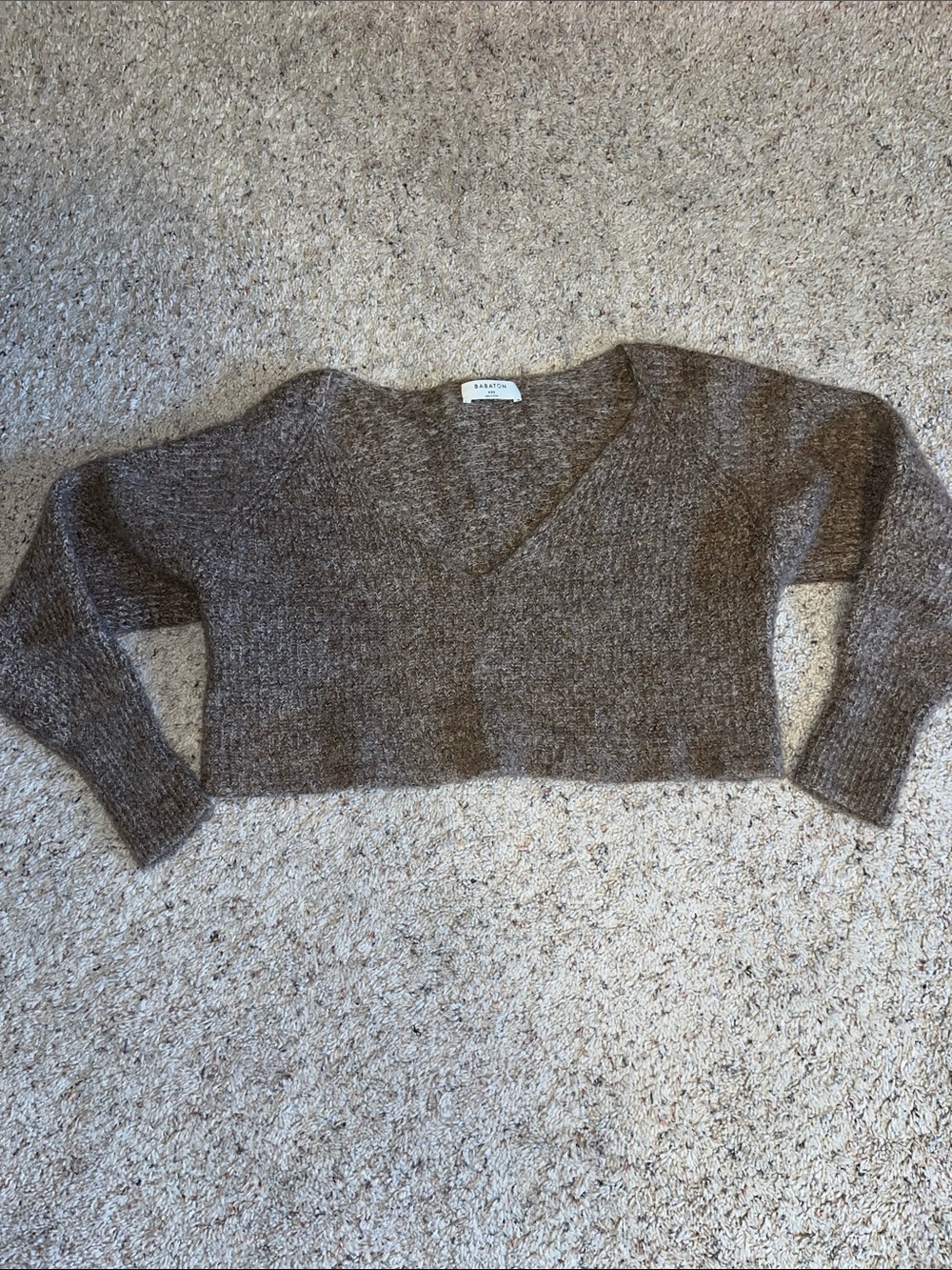 Babaton Alpaca cropped sweater